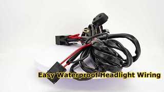 Waterproof DT Headlight Wiring Harness Easy Install