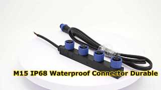 M15 Waterproof Connector IP68 Durable